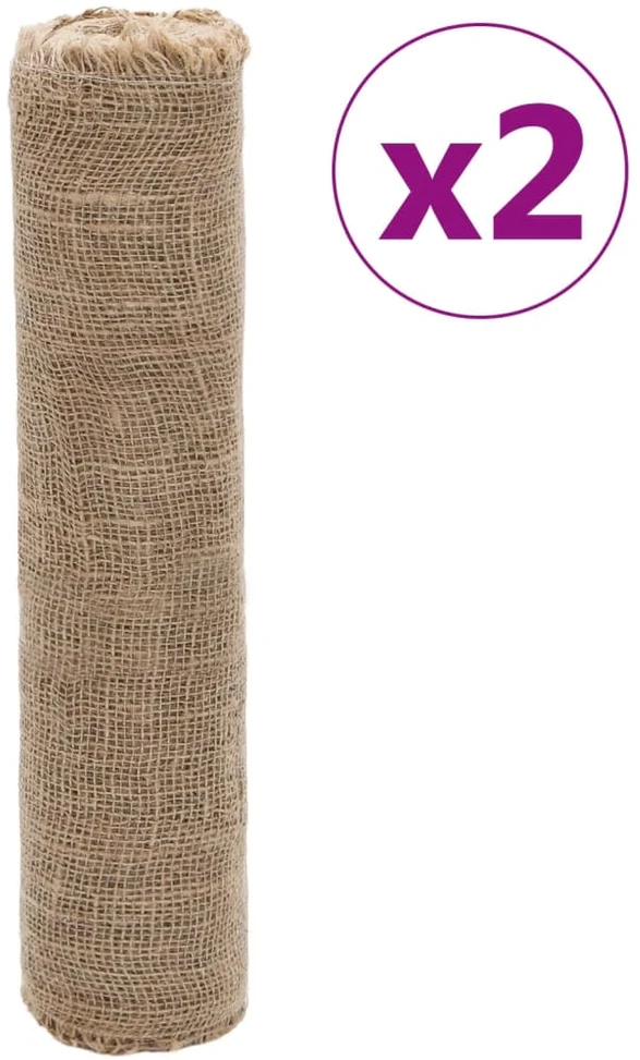 Džiuto ritiniai, 2vnt., 0,5x50m, 100% džiutas, 200g/m²