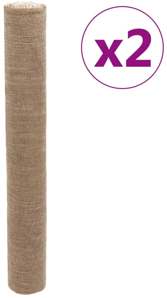 Džiuto ritiniai, 2vnt., 1x50m, 100% džiutas, 200g/m²