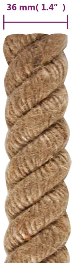 Džiuto virvė, 10 m ilgio, 36 mm storio