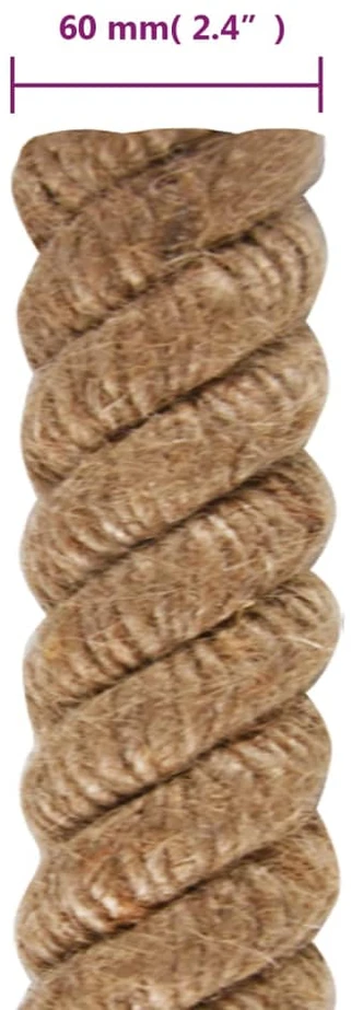 Džiuto virvė, 10 m ilgio, 60 mm storio