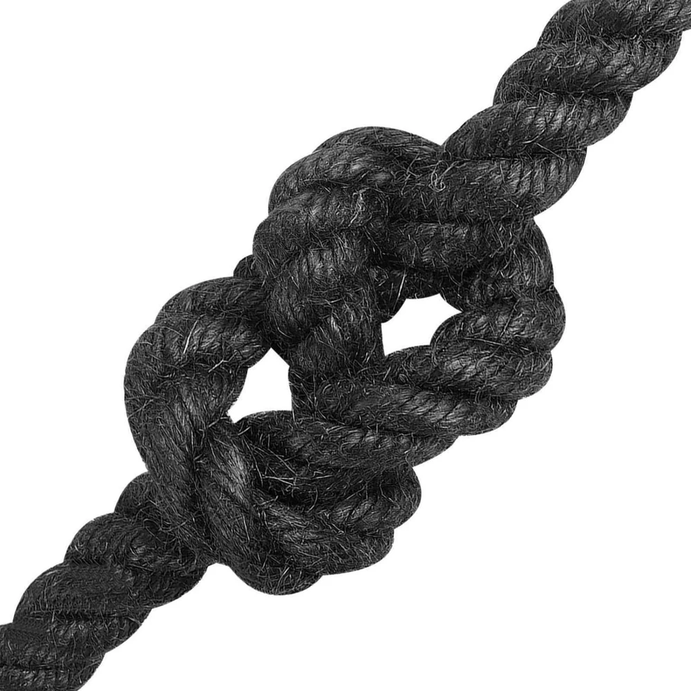 Džiuto virvė 12 mm Juoda 100% Tossa jutas