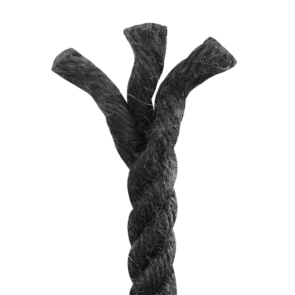 Džiuto virvė 12 mm Juoda 100% Tossa jutas