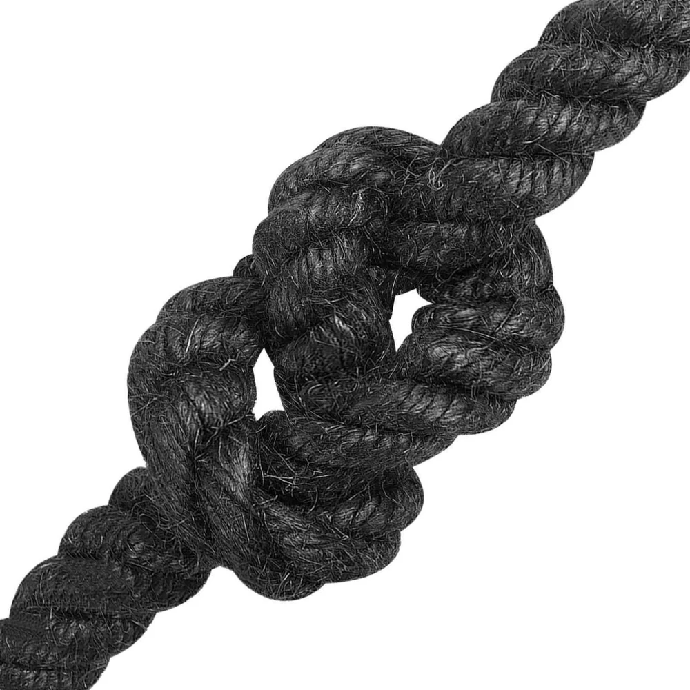 Džiuto virvė 14 mm Juoda 100% Tossa jutas
