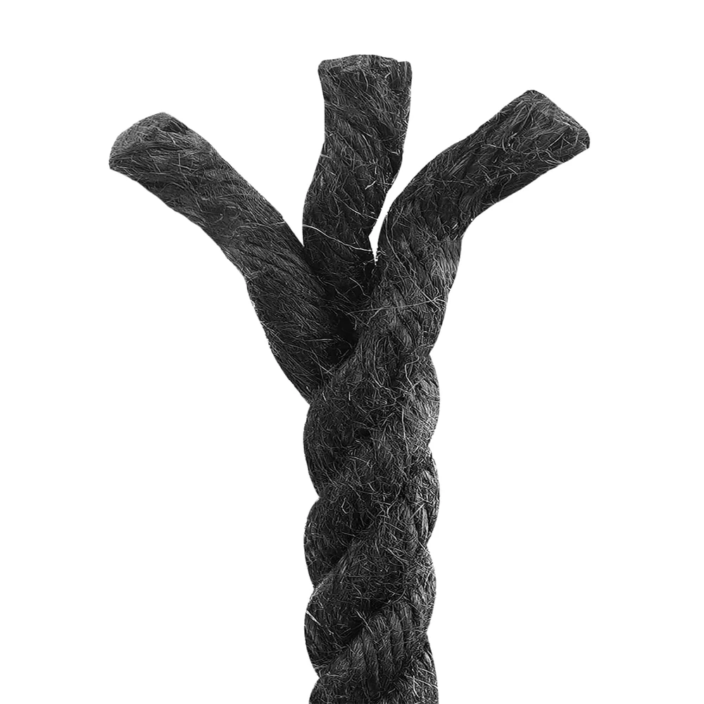 Džiuto virvė 140 mm 50 m Juoda 100% Tossa jutas