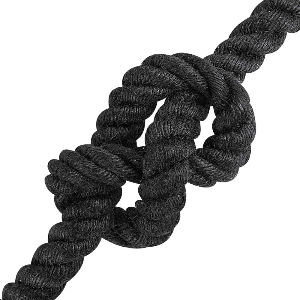 Džiuto virvė 20 mm Juoda 100% Tossa jutas