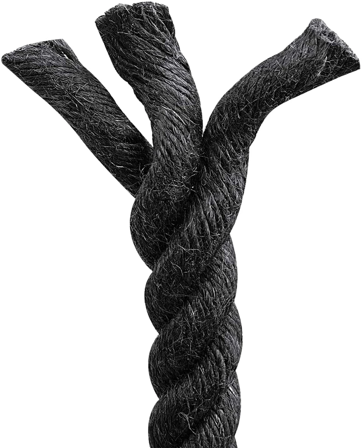 Džiuto virvė 240 mm 50 m Juoda 100% Tossa jutas
