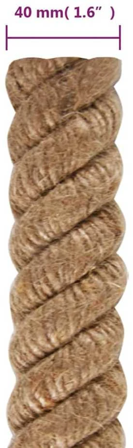 Džiuto virvė, 25 m ilgio, 40 mm storio
