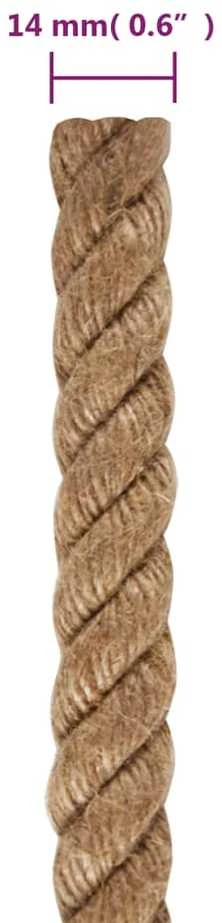 Džiuto virvė, 25m ilgio, 14mm storio