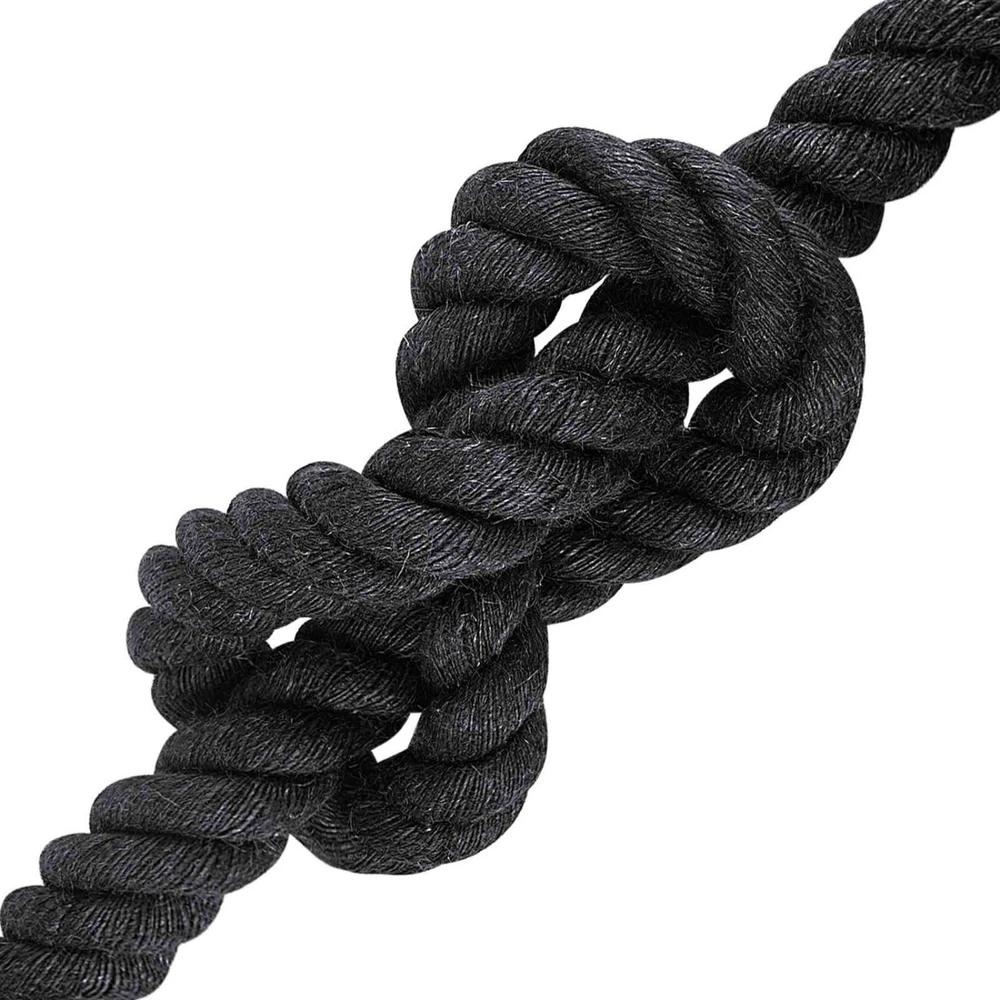 Džiuto virvė 30 mm Juoda 100% Tossa jutas