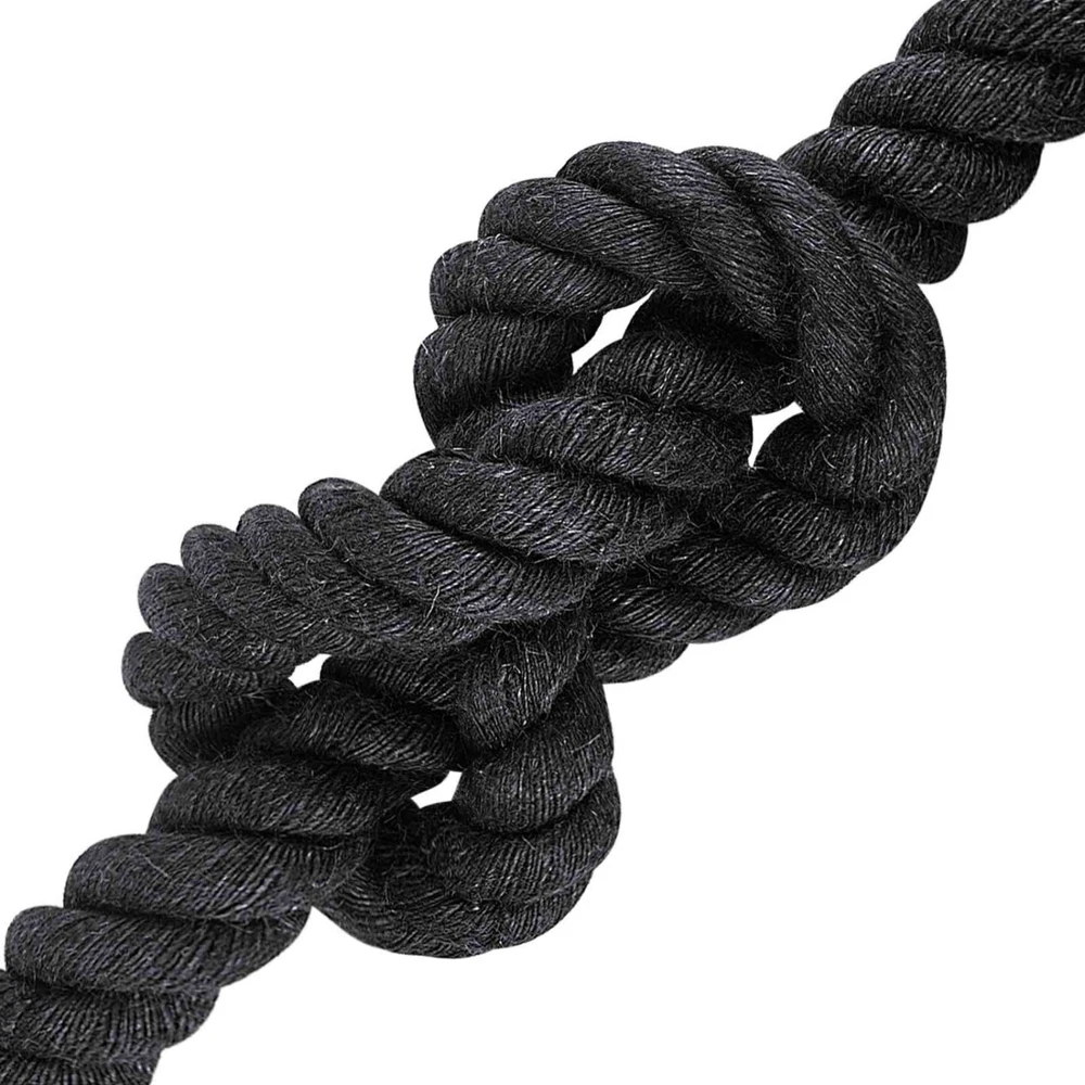 Džiuto virvė 36 mm Juoda 100% Tossa jutas