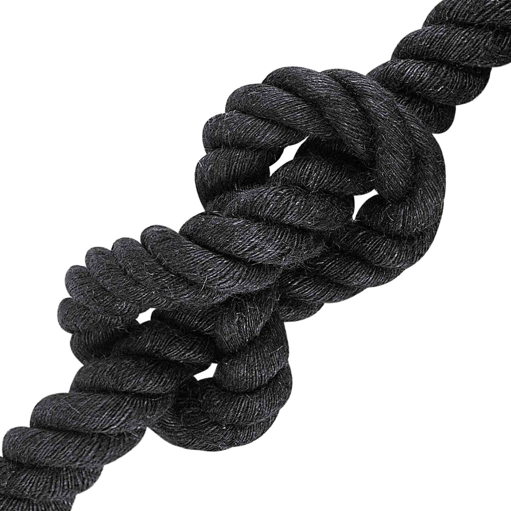 Džiuto virvė 360 mm 25 m Juoda 100% Tossa jutas