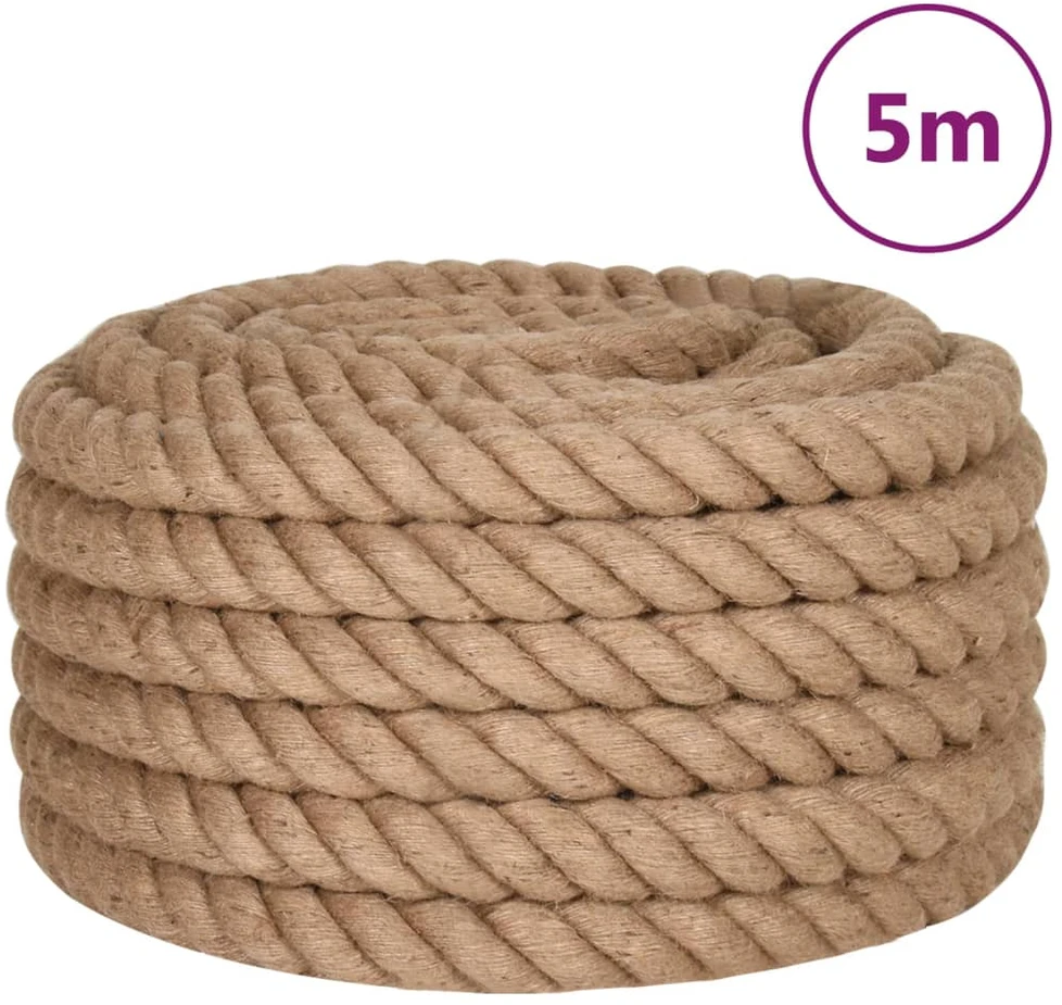 Džiuto virvė, 5 m ilgio, 36 mm storio