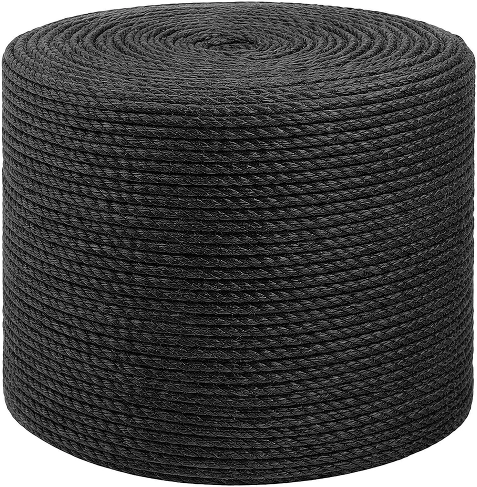 Džiuto virvė 60 mm 500 m Juoda 100% Tossa jutas
