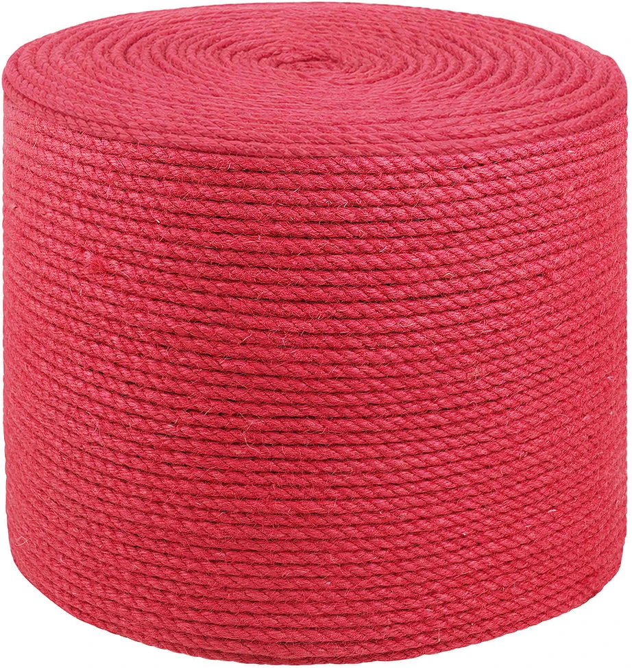 Džiuto virvė 6 mm Raudona 100% Tossa jutas