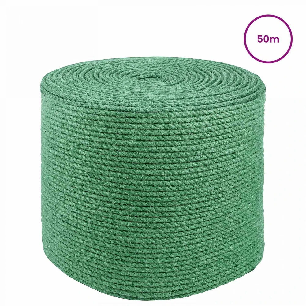 4 mm Žalia 100% Tossa jutas