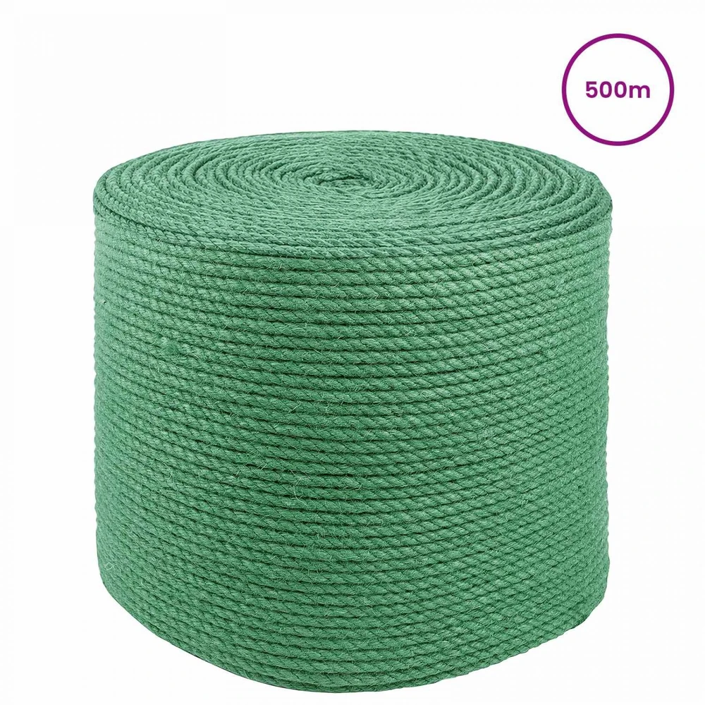 Džiuto virvė 6 mm Žalia 100% Tossa jutas