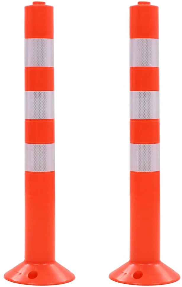 Eismo reguliavimo stulpeliai, 2vnt., plastikas, 75cm