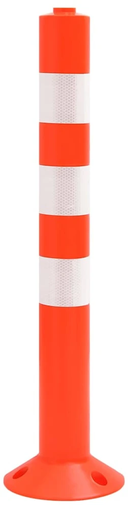 Eismo reguliavimo stulpeliai su grandine, 4vnt., 75cm, PE