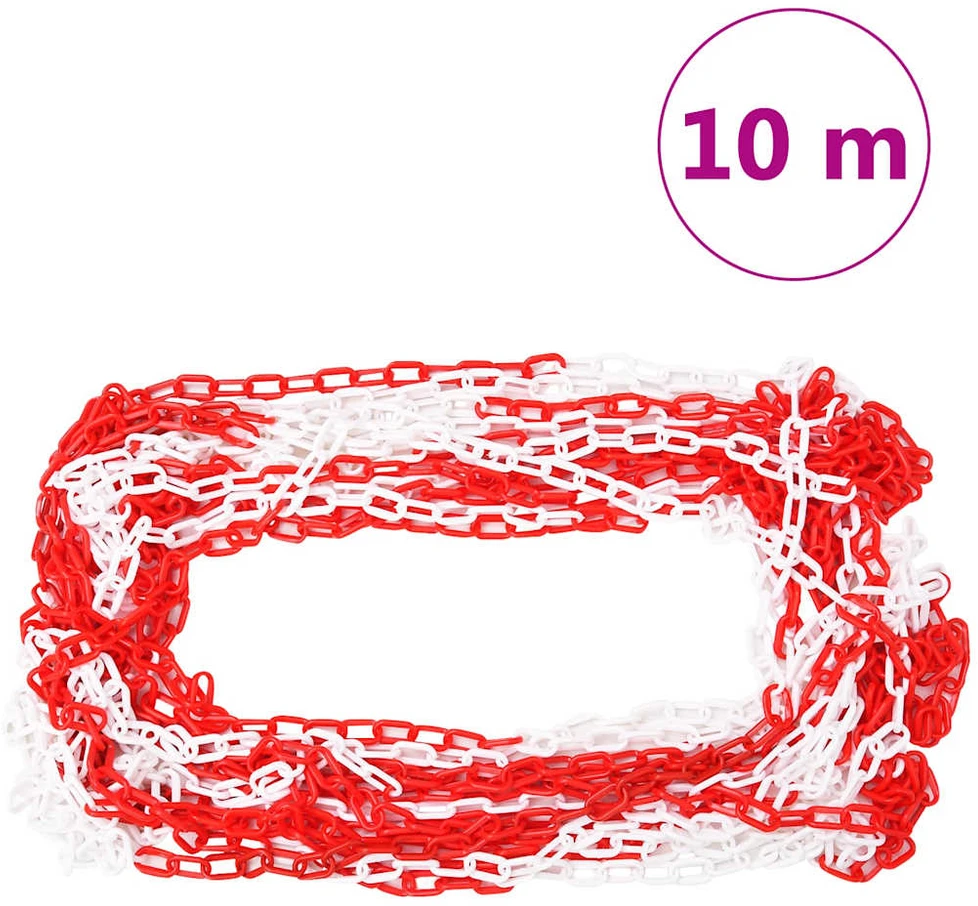 Eismo reguliavimo stulpeliai su grandine, 4vnt., 75cm, PE