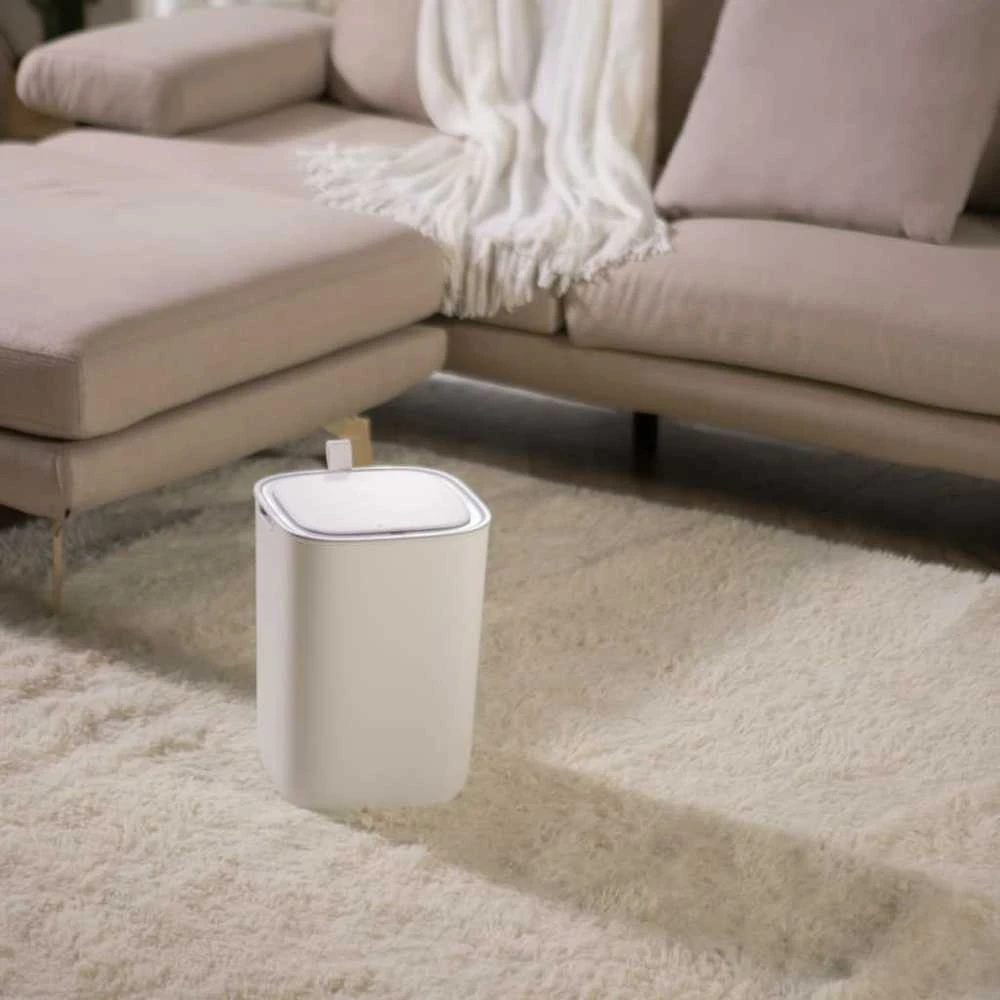 EKO Smart Šiukšliadėžė su jutikliu Morandi, baltos spalvos, 12l