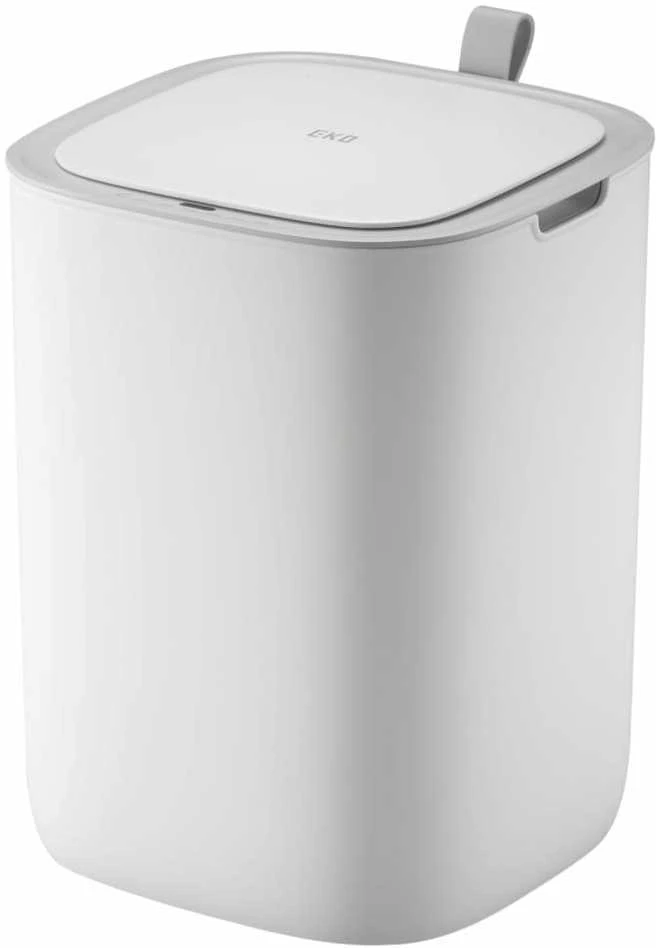 EKO Smart Šiukšliadėžė su jutikliu Morandi, baltos spalvos, 12l