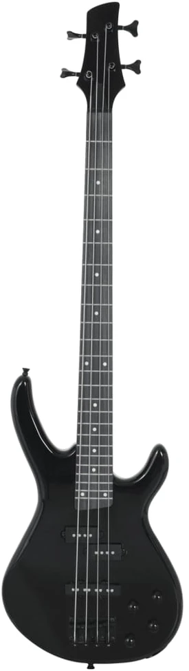 Elektrinė bosinė gitara pradedantiesiems, juoda, 4/4 46"