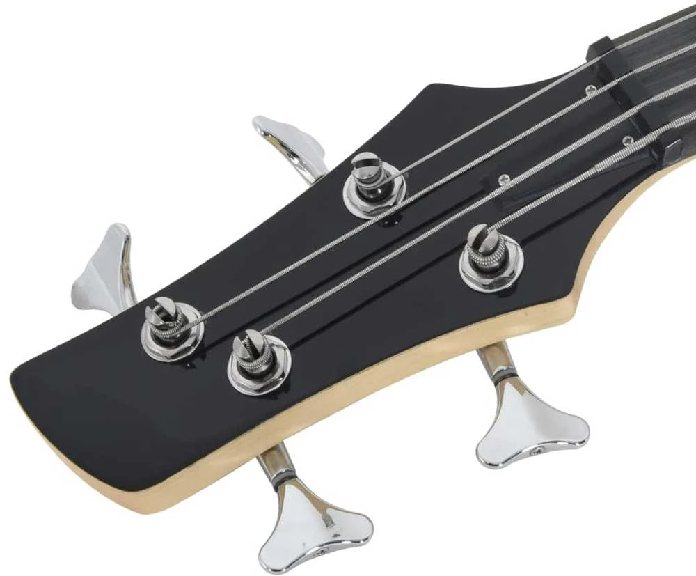 Elektrinė bosinė gitara pradedantiesiems, ruda/juoda, 4/4 46"