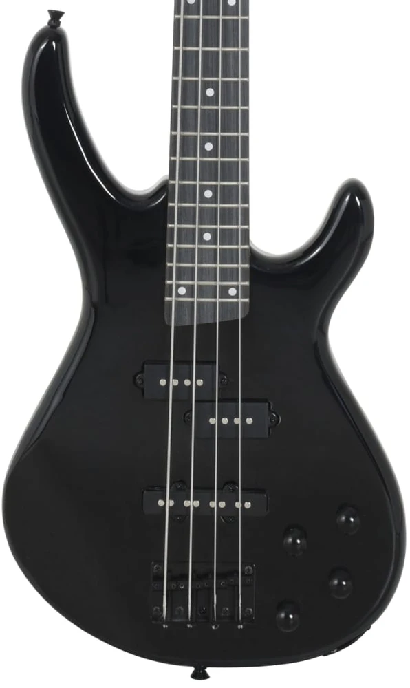 Elektrinė bosinė gitara pradedantiesiems, juoda, 4/4 46"