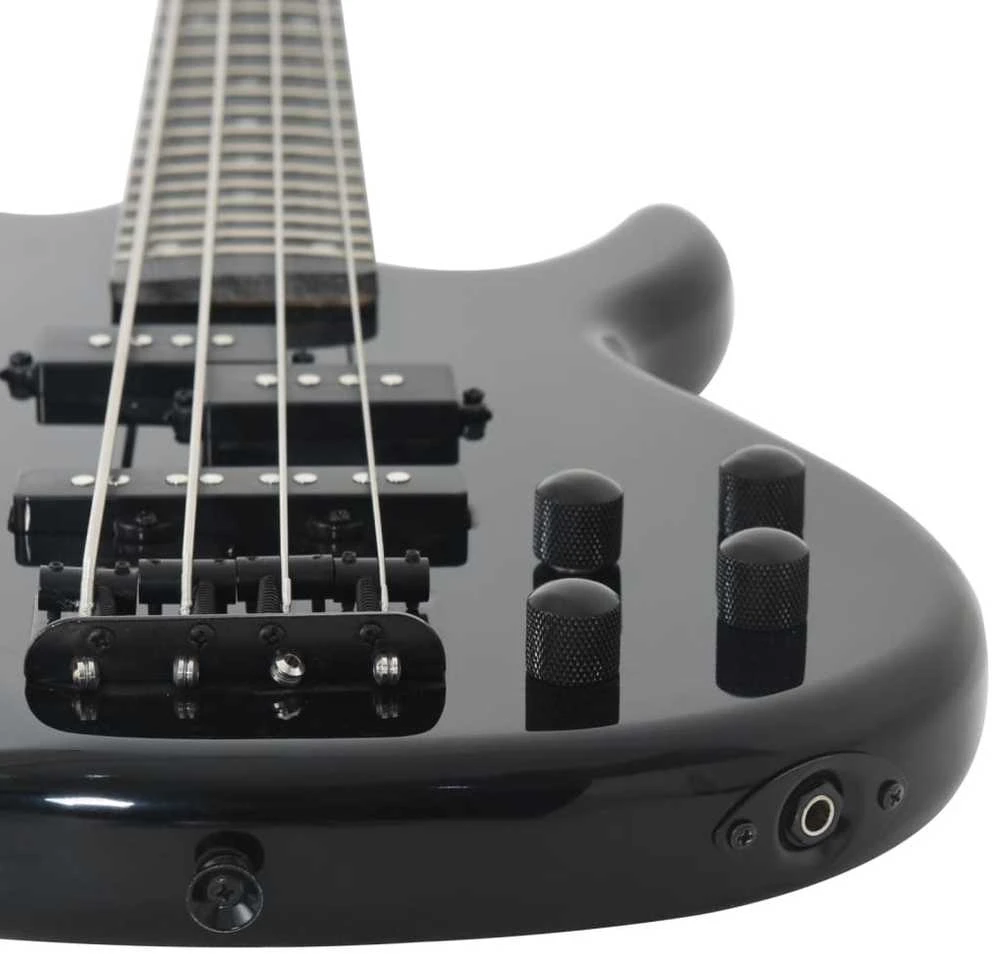 Elektrinė bosinė gitara pradedantiesiems, juoda, 4/4 46"