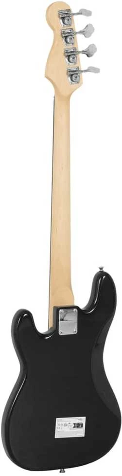 Elektrinė bosinė gitara pradedantiesiems, ruda/balta, 4/4 46"