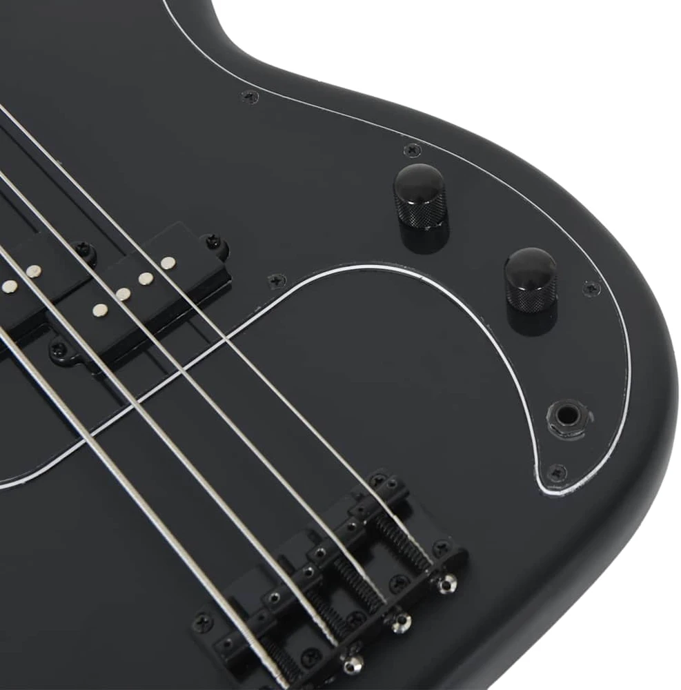 Elektrinė bosinė gitara pradedantiesiems, juoda, 4/4 46"