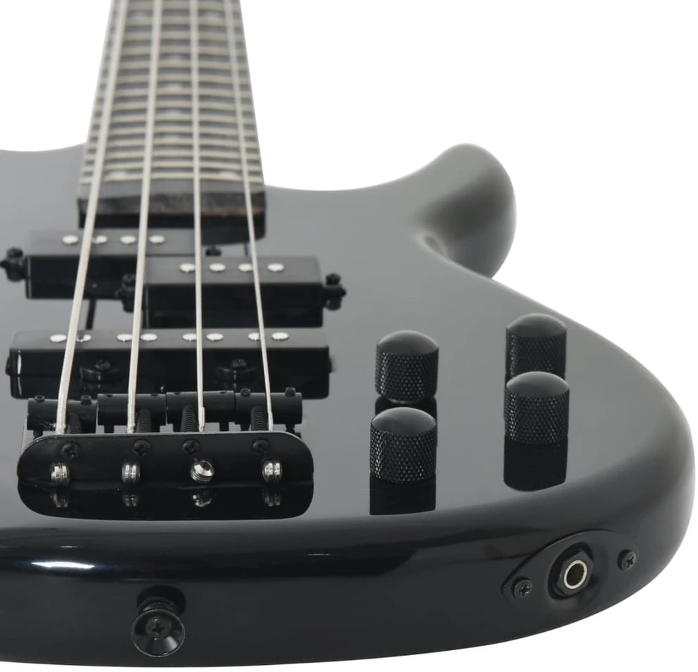Elektrinė bosinė gitara pradedantiesiems, juoda, 4/4 46"