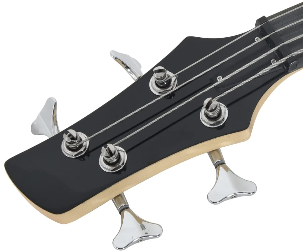 Elektrinė bosinė gitara pradedantiesiems, ruda/juoda, 4/4 46"