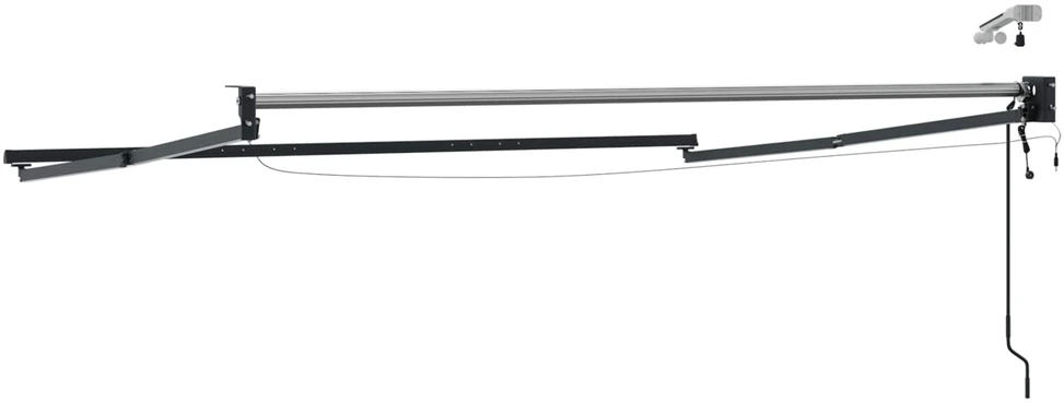 Electric Awning Frame with LED and Wind Sensor 3 x 2 m