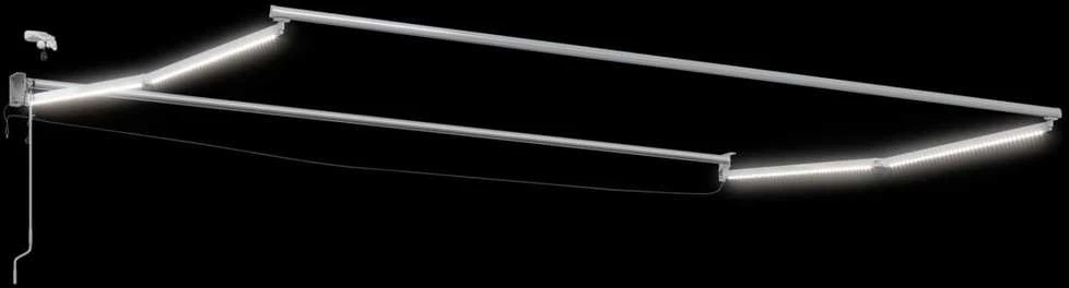 Elektrinė ištraukiama markizės sistema Baltas 5 x 3 m Aliuminis