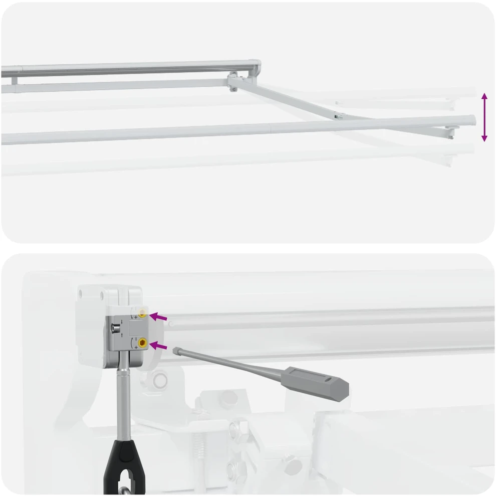 Elektrinė ištraukiama pavėsinė 3,5 x 2 m