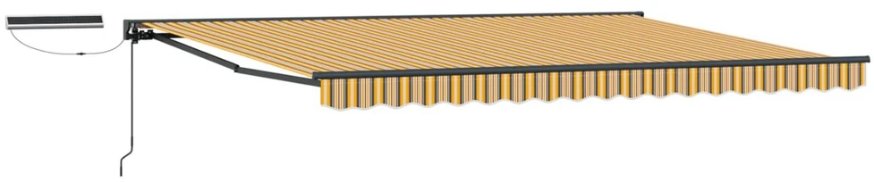 Elektrinė ištraukiama pavėsinė 4,5 × 3,5 m
