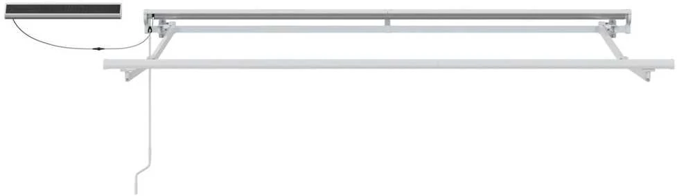 Elektrinė ištraukiama pavėsinė Baltas 3 x 2,5 m