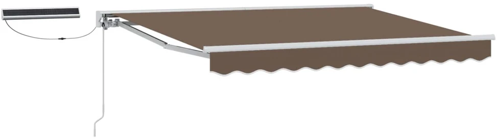 Elektrinė ištraukiama pavėsinė Taupe 4,5 × 3,5 m