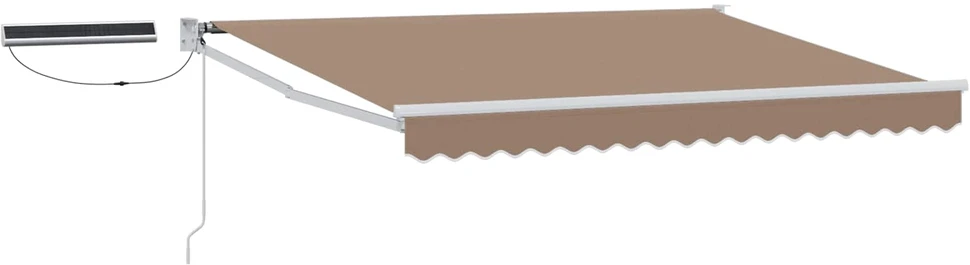Elektrinė ištraukiama pavėsinė Taupe 4,5 × 3 m