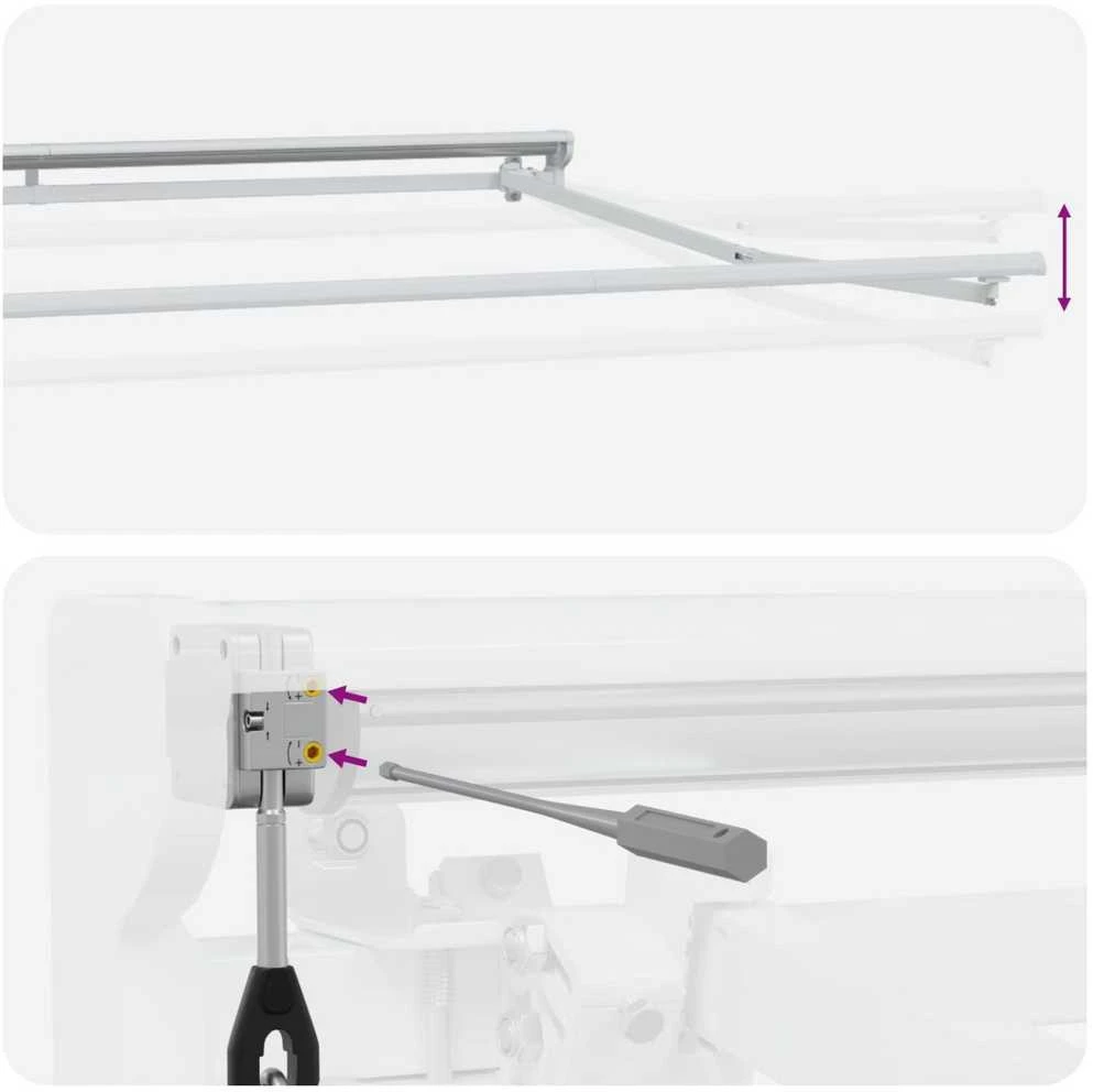 Elektrinė markizė su LED apšvietimu Baltas 3,5 x 2,5 m