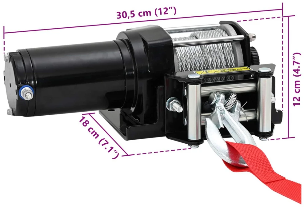 Elektrinė vinis PVC Juoda