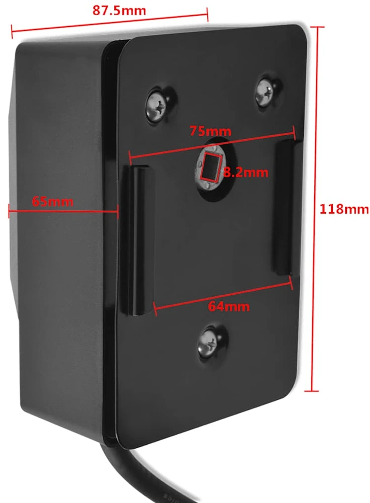elektrinio griliaus iešmo motoras, 4 W, juodas