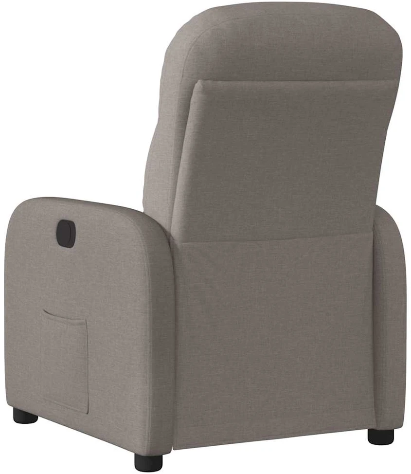 Fotelis Elektrinis atlošiamas krėslas, taupe spalvos, audinys