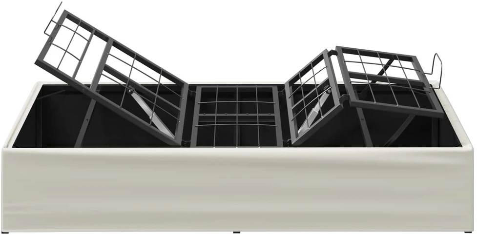 Elektrinis reguliuojamas lovos rėmas Balta 200 x 90 x 33,5 cm