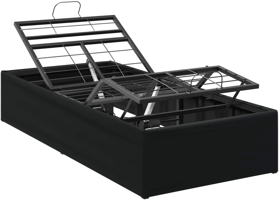 Elektrinis reguliuojamas lovos rėmas Juoda 200 x 90 x 33,5 cm
