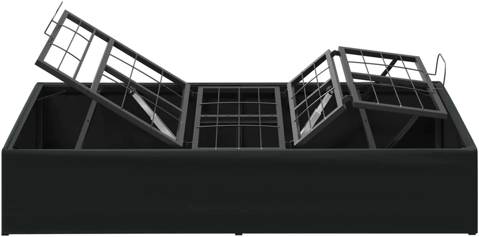 Elektrinis reguliuojamas lovos rėmas Juoda 200 x 80 x 33,5 cm