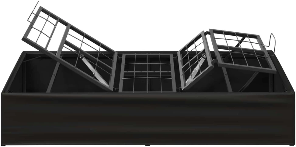 Elektrinis reguliuojamas lovos rėmas Juoda 200 x 100 x 33,5 cm