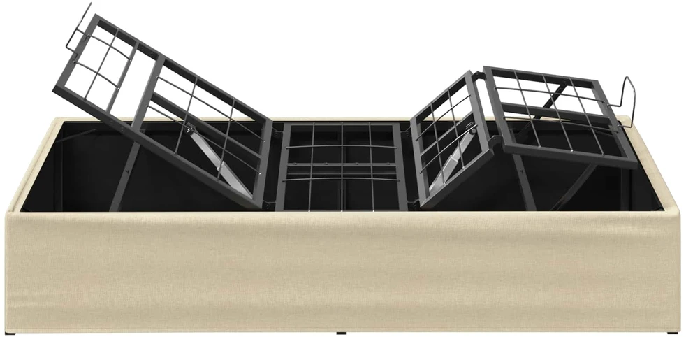 Elektrinis reguliuojamas lovos rėmas Kreminė 200 x 90 x 33,5 cm