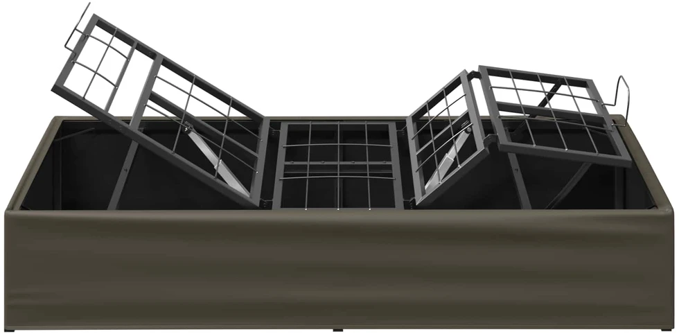 Elektrinis reguliuojamas lovos rėmas Pilka 200 x 80 x 33,5 cm